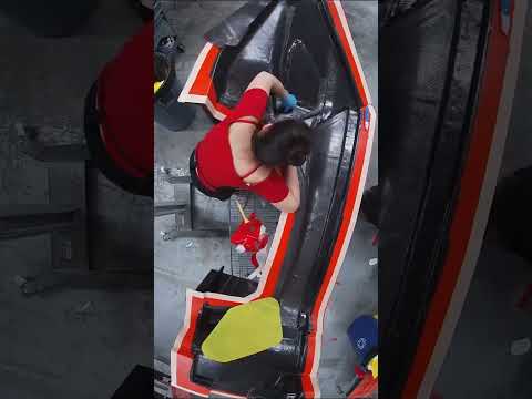 Prepreg Timelapse #carbonfiber #supercars #tutorial