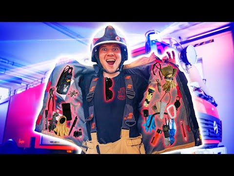 Wichtige Feuerwehr Gadgets! Whats in my pockets? - Niklas on fire - Feuerwehrausrüstung