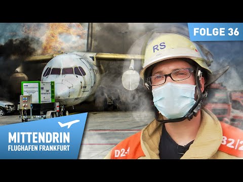 Feuerwehralarm am Flughafen - Im Einsatz mit den Rettern | Mittendrin Flughafen Frankfurt 36