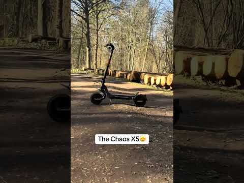 Off-road meets street ⚡ Chaos X5 1200w coming in hot! #chaos #escooter #offroad