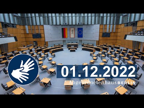 Plenarsitzung vom 01.12.2022