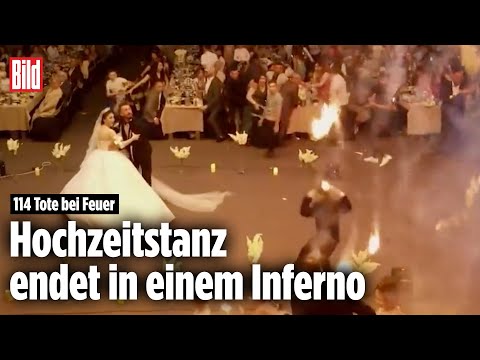 Feuer-Tragödie: Hochzeits-Feier wird zur Todesfalle