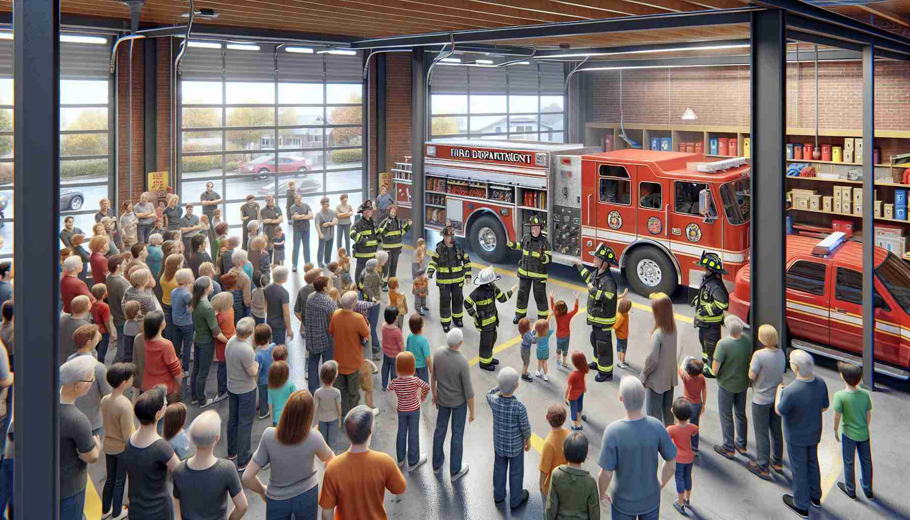 Feuerwehrabteilung Grand Blanc veranstaltet Tag der offenen Tür zur Feuerprävention